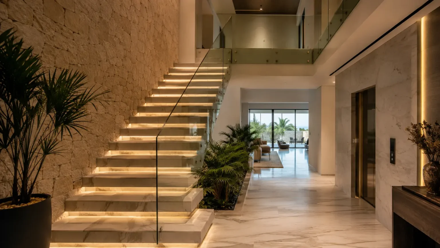 Modern Staircase Design Ideas for Luxury Homes in Malta