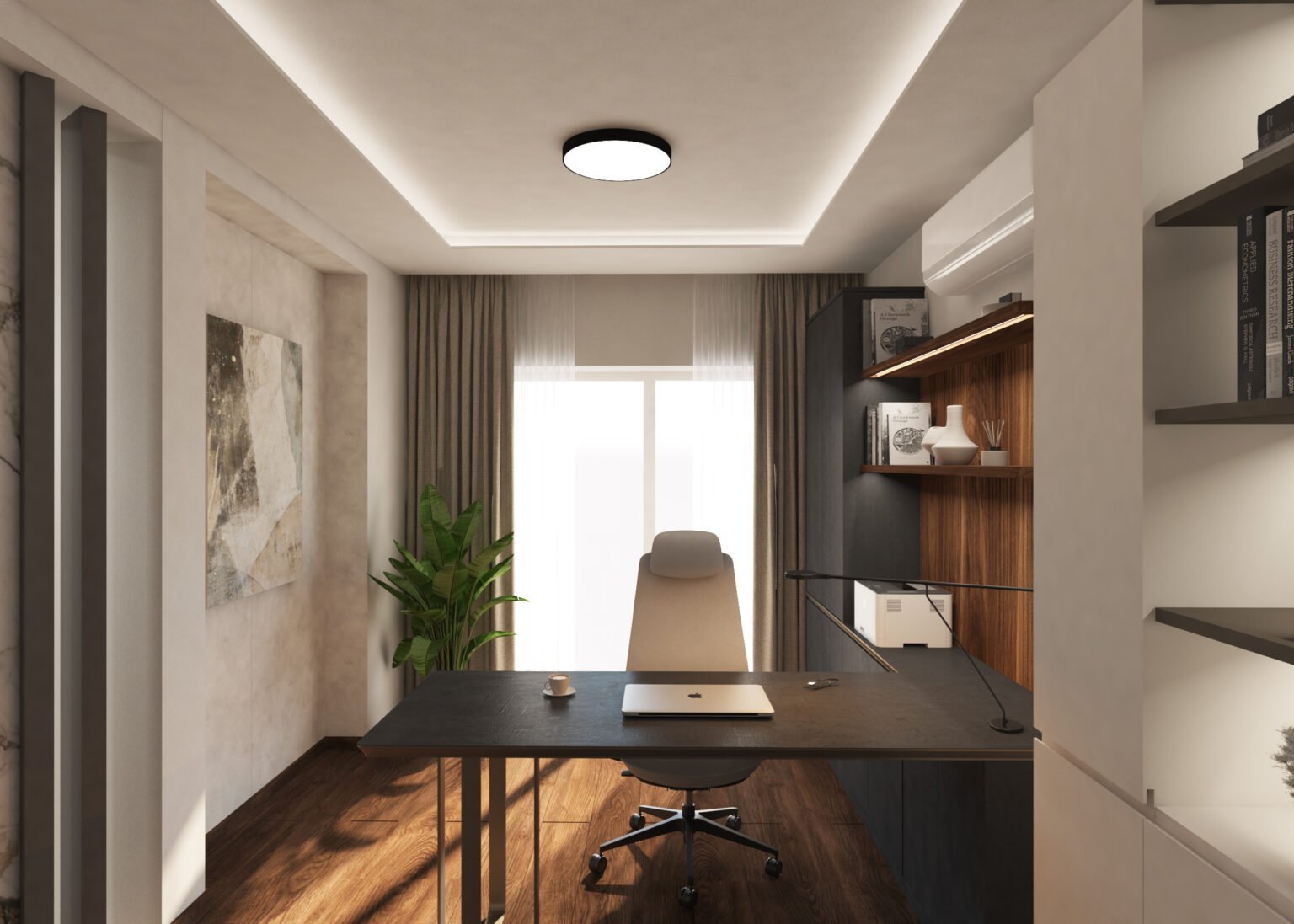 Hall & master bedroom — detail 4